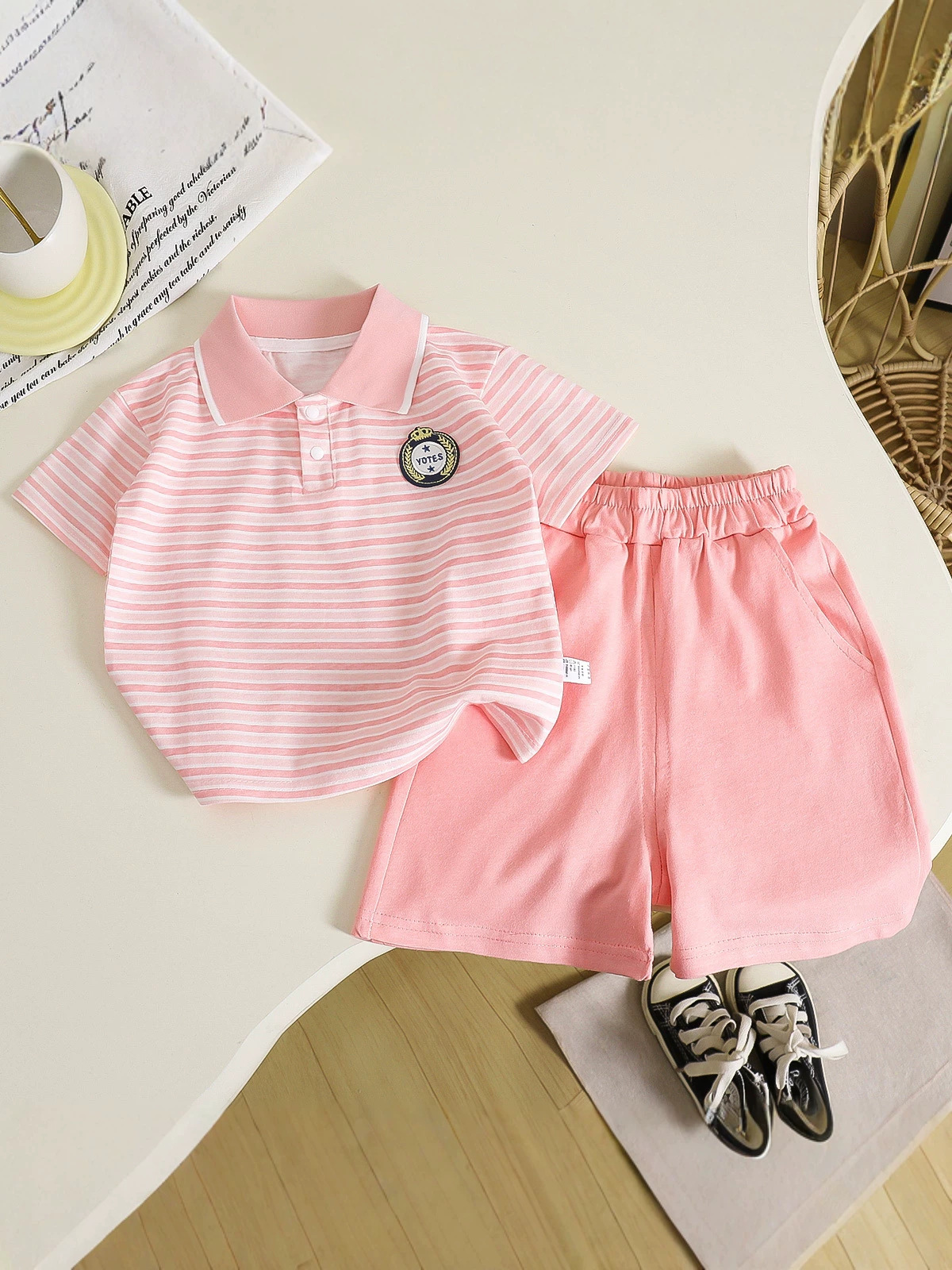 Casual 2-Piece Polo Outfit - Image 7