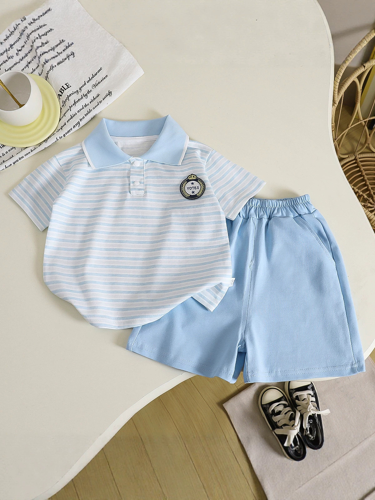 Casual 2-Piece Polo Outfit - Image 6